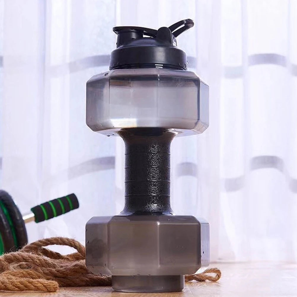Dumbbell Shaped Water Bottle