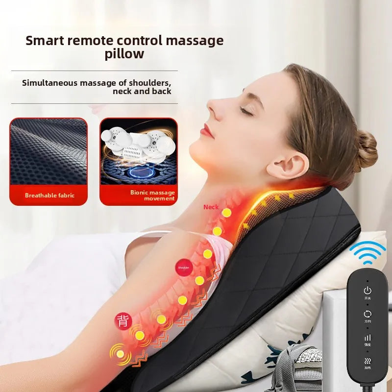 Cervical Massage Pillow, Full Body Intelligent Car Massage Pillow, Household Shoulder and Neck Massage Instrument