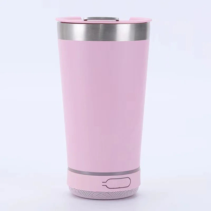 Bluetooth Audio Stainless Steel Travel Mug – 16oz