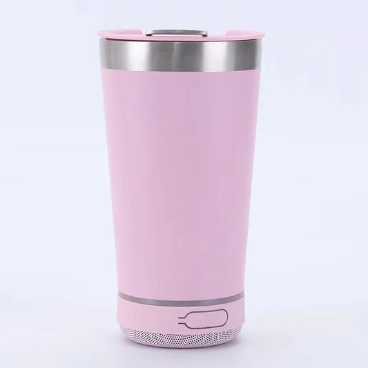 Bluetooth Audio Stainless Steel Travel Mug – 16oz