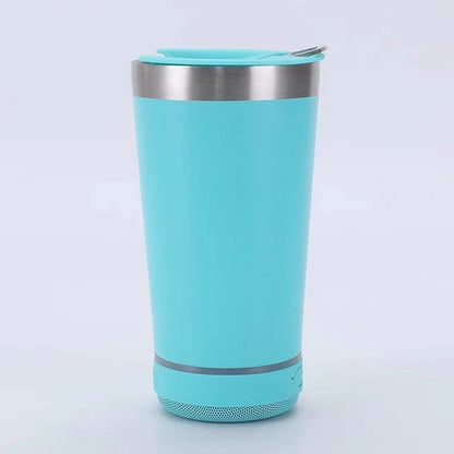 Bluetooth Audio Stainless Steel Travel Mug – 16oz